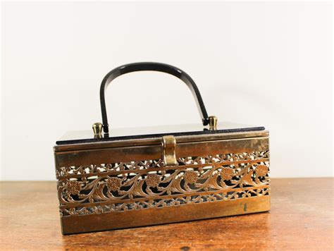 metal box purse bag|Metal Box Purse .